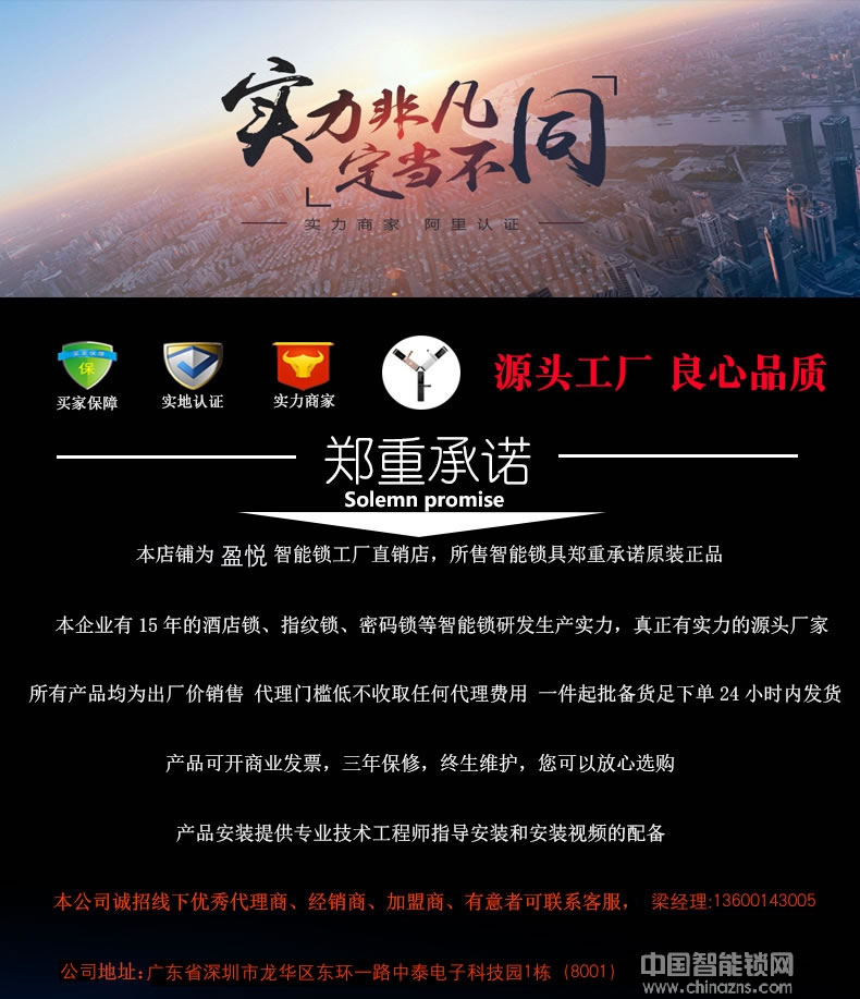 盈悅智能鎖 家用防盜智能鎖 指紋密碼電子鎖