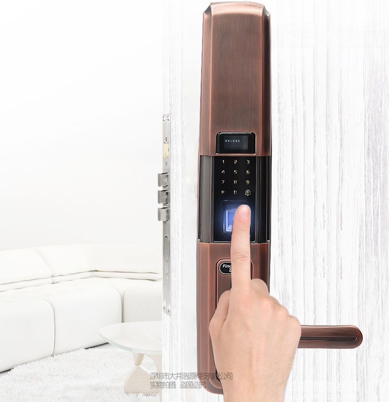 盈悅智能鎖 APP遠(yuǎn)程指紋鎖 家用防盜門鎖