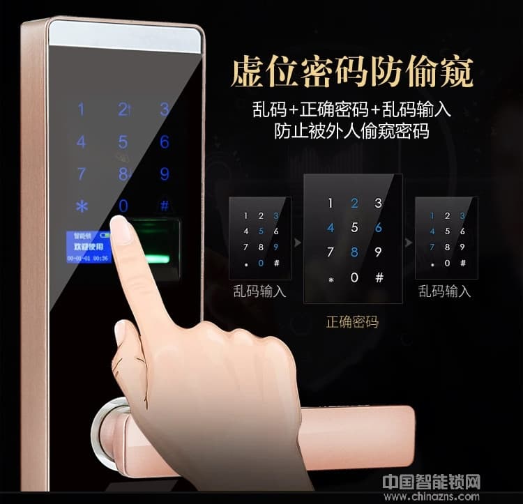 凱技智能鎖 APP家用防盜門智能鎖 智能電子密碼鎖