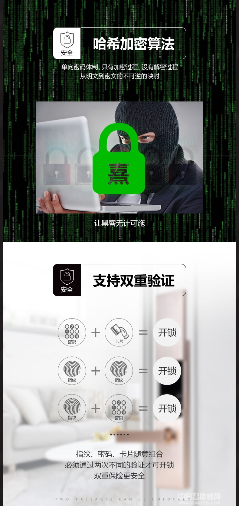 小熹太空鋁滑蓋指紋密碼鎖 防盜門半導(dǎo)體指紋鎖