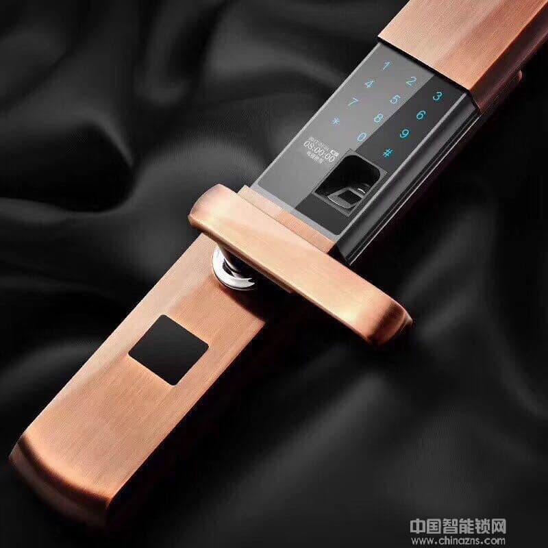 恩比德半導體滑蓋APP智能鎖 家用指紋密碼鎖