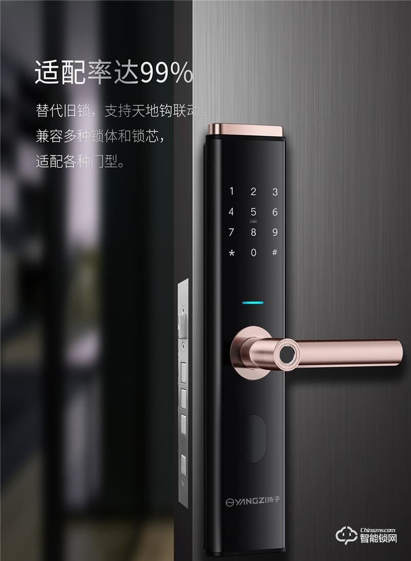 揚子智能鎖 S8家用半自動智能鎖
