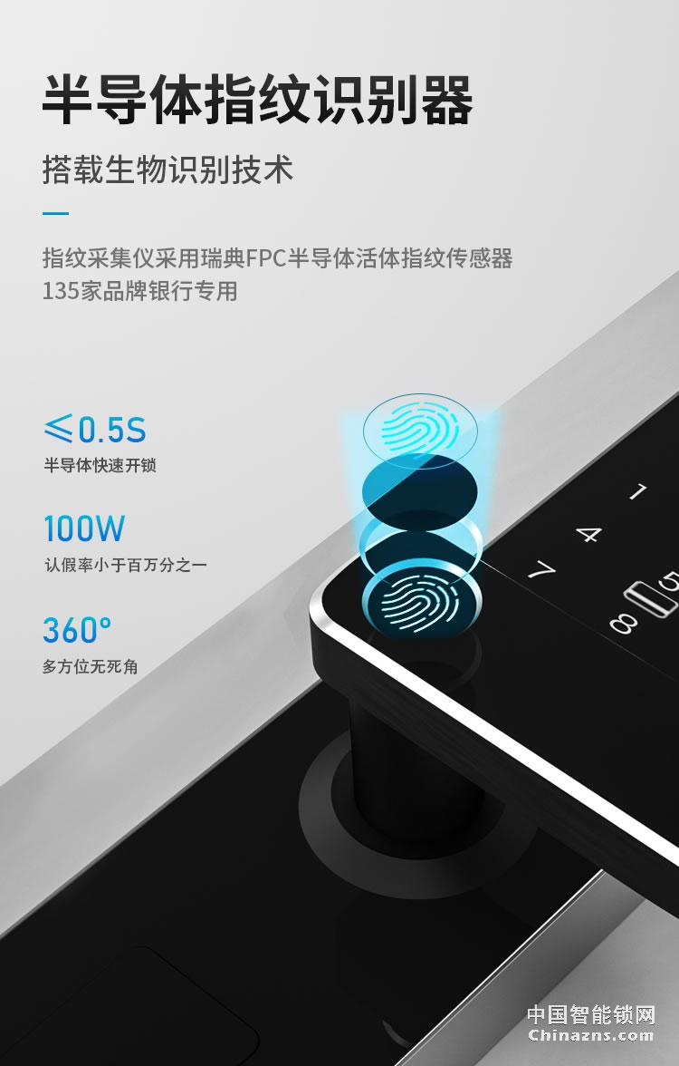 蘭和K18智能鎖 電子密碼鎖 安全防盜門鎖