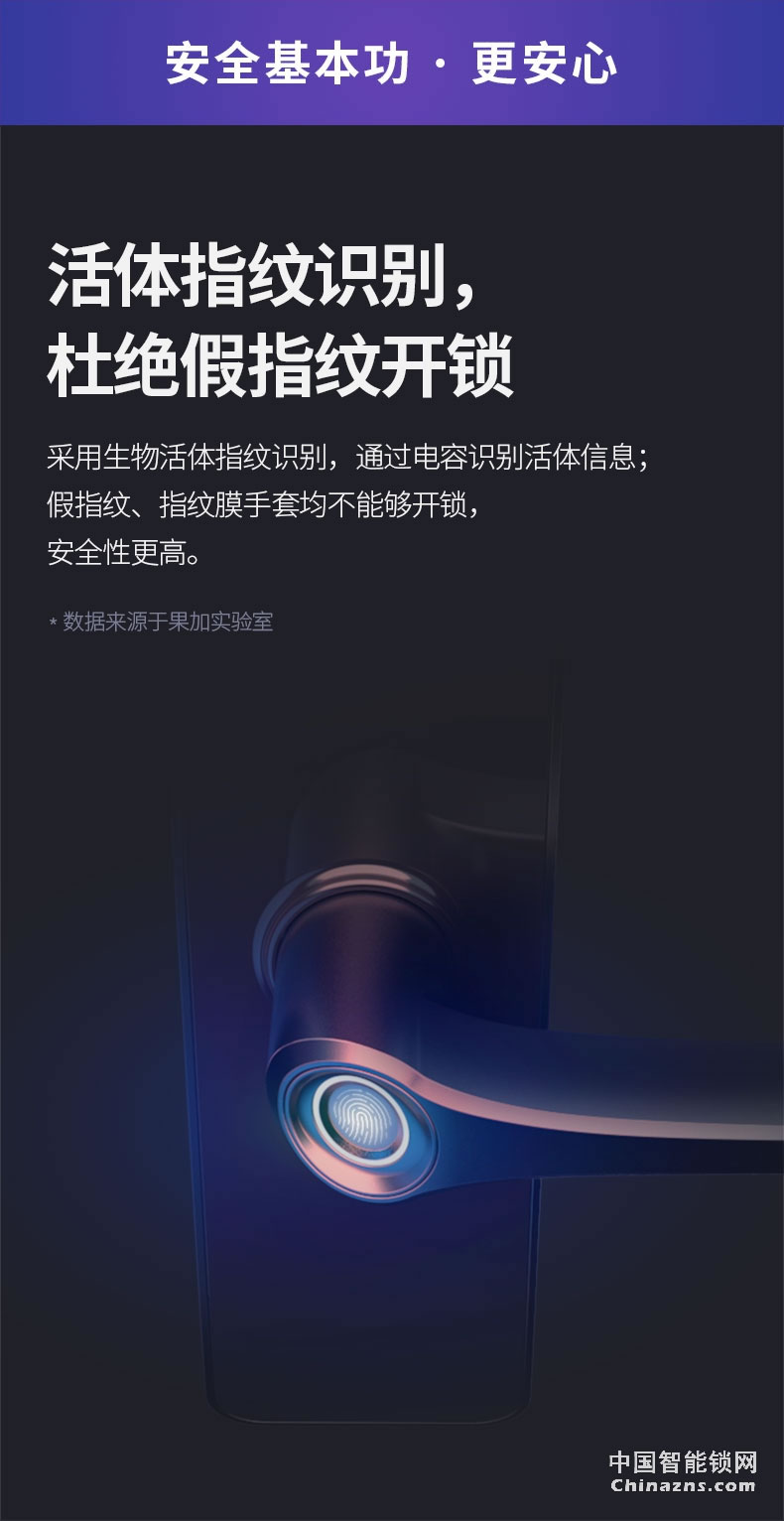 果加F2智能鎖指紋鎖家用防盜門鎖 電子鎖門鎖家用密碼鎖可聯網鎖