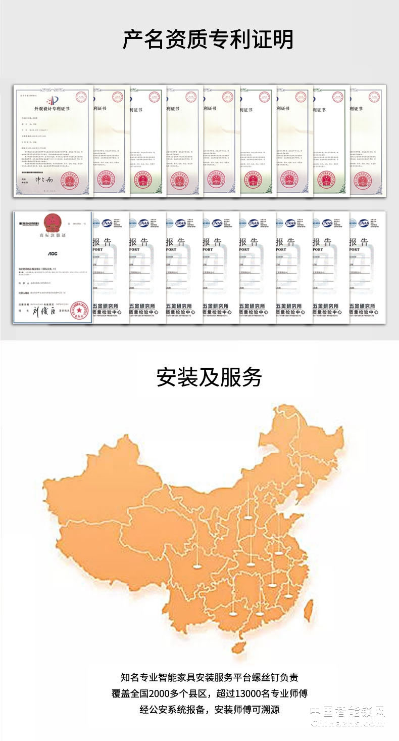 AOC全自動指紋鎖 智能密碼鎖 電子門鎖
