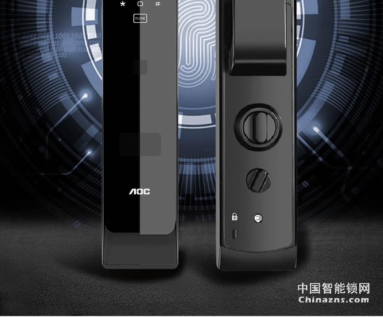 AOC智能鎖 全自動磁卡鎖 家用電子門鎖