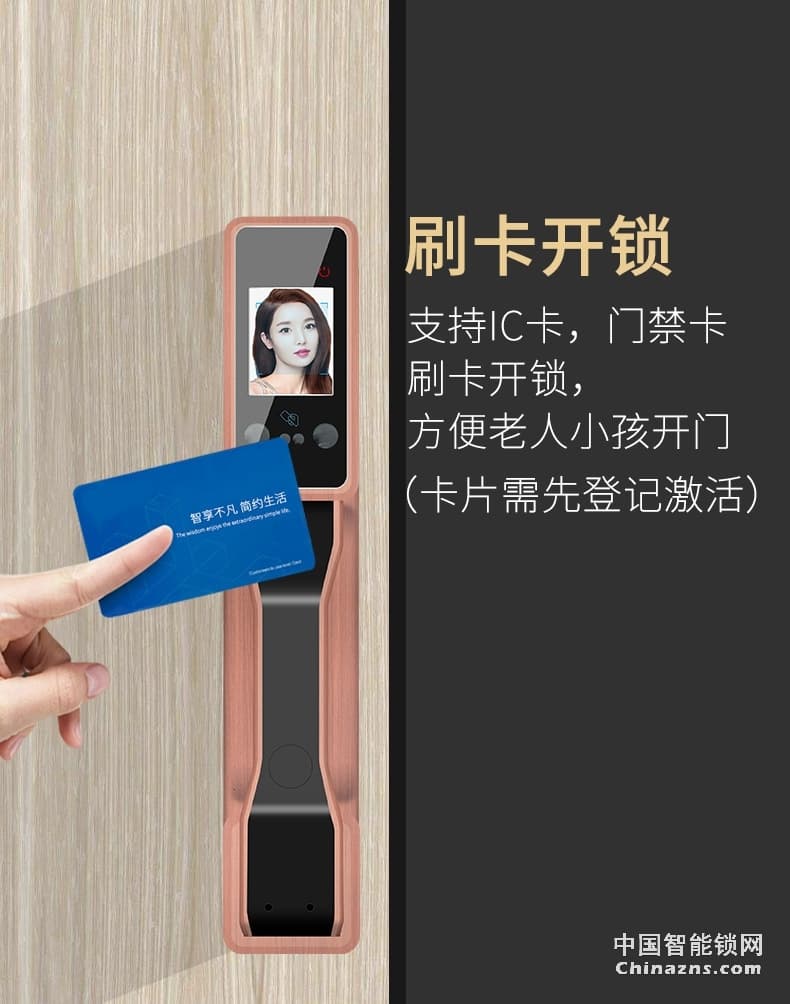 金玉鑫人臉全自動智能鎖 防特斯拉線圈門鎖