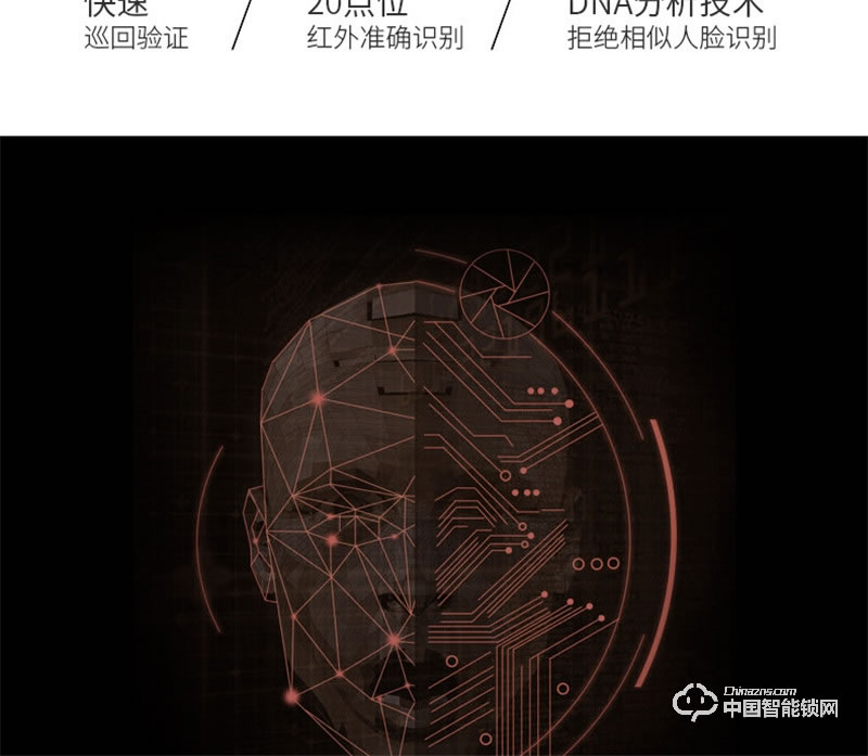 虹時(shí)代i1眼睛虹膜識(shí)別人臉智能鎖 密碼指紋鎖