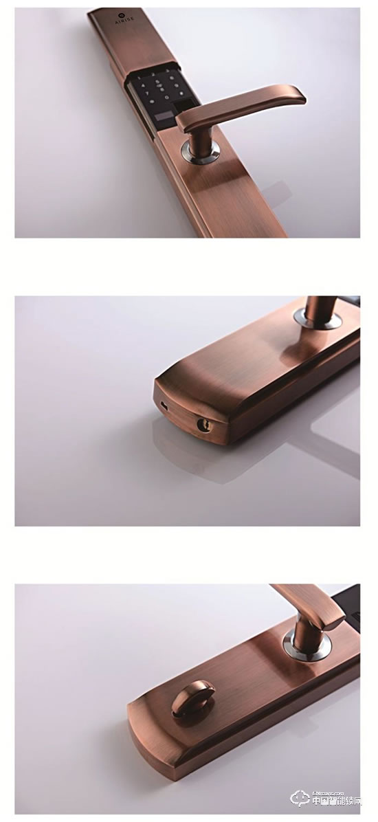 艾瑞斯智能鎖 滑蓋指紋密碼鎖 家用防盜門(mén)智能門(mén)鎖