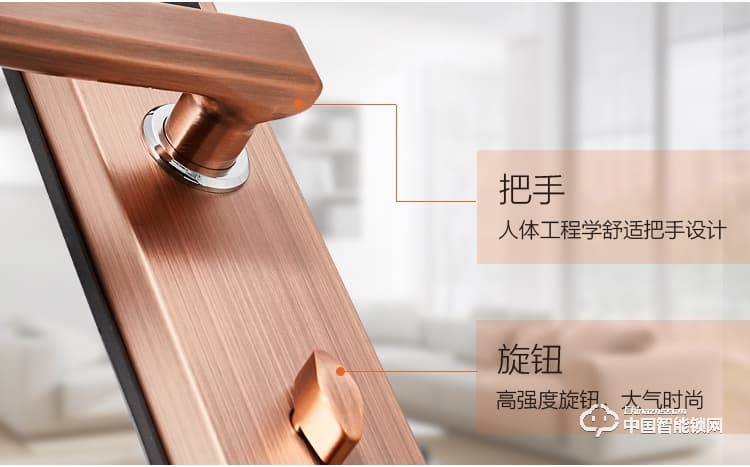 阿波羅智能鎖 直板指紋密碼鎖 家用防盜智能門鎖