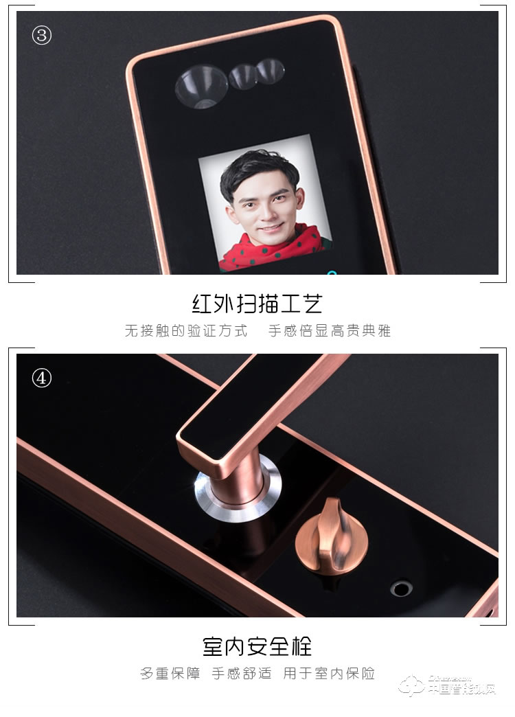 伊派爾人臉識(shí)別鎖 掌靜脈識(shí)別鎖 指紋鎖密碼鎖