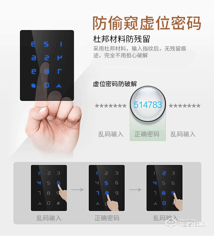 尊爵防盜指紋鎖 智能識(shí)別指紋密碼鎖 家用防盜指紋鎖電密碼鎖