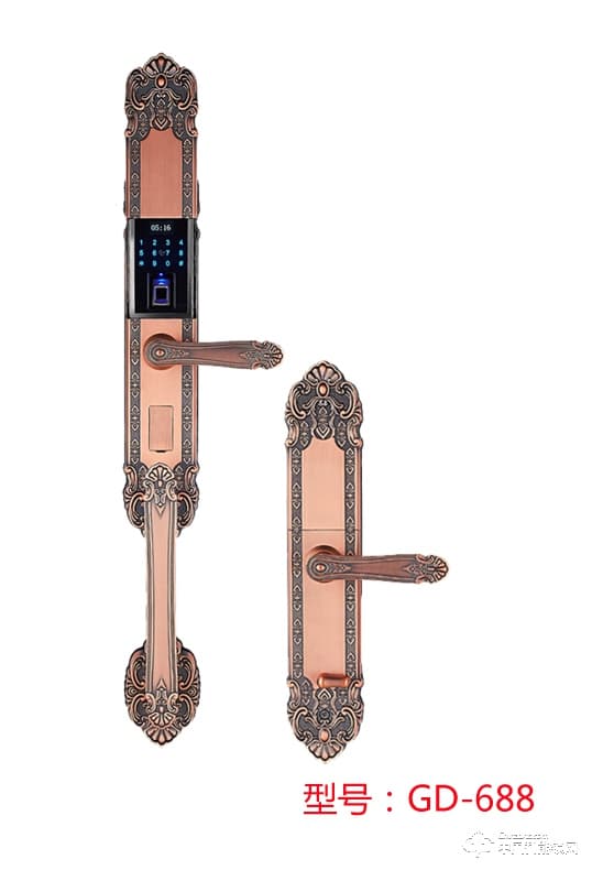 固家盾指紋鎖 豪華別墅指紋鎖 別墅門智能密碼鎖