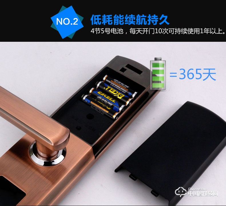 創達至誠指紋鎖 滑蓋指紋密碼鎖 防盜門電子刷卡鎖