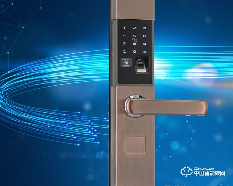 科塞達(dá)智能鎖 滑蓋智能指紋鎖 鋅合金防盜門智能鎖