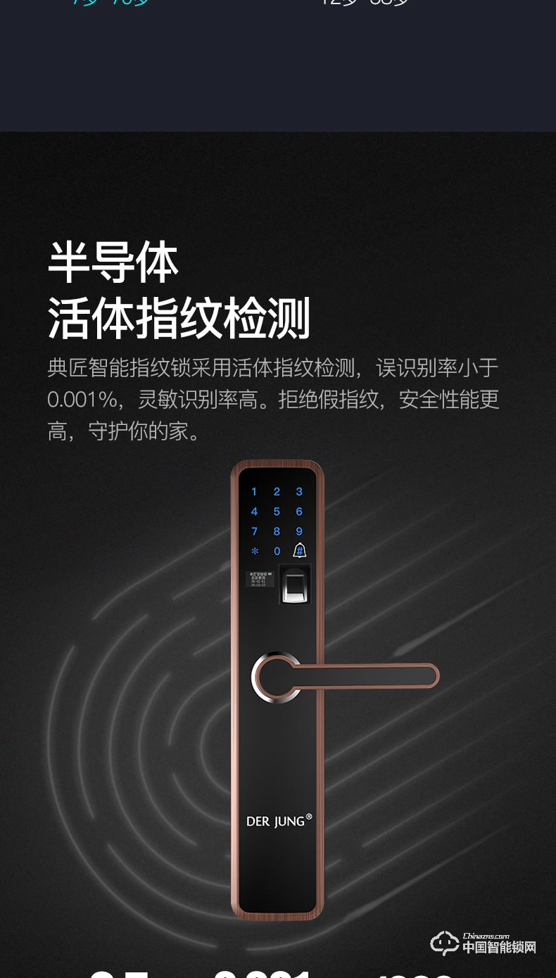 典匠智能鎖 D6018家用防盜門智能密碼鎖