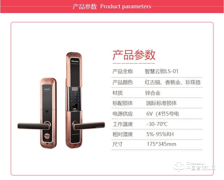 迪曼斯智能鎖 智能家居家用防盜門(mén)密碼磁卡鎖LS-01