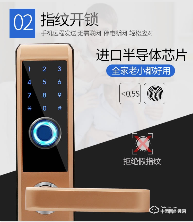 夏洛克智能鎖 華生智能玻璃鎖指紋密碼鎖