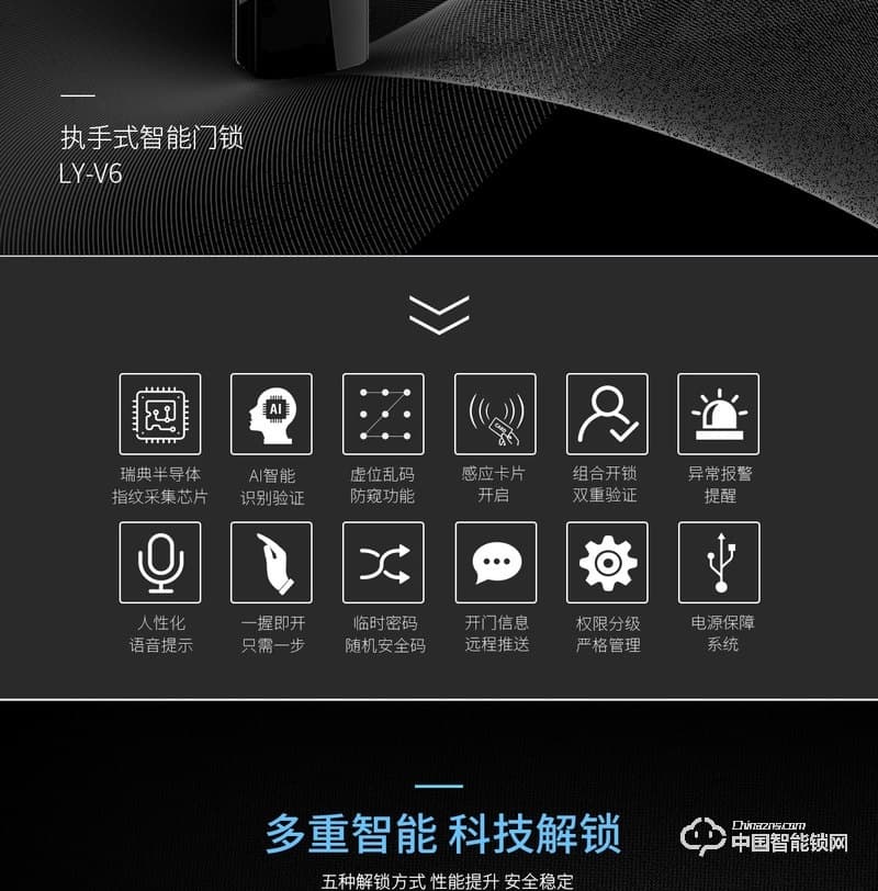 樂柚智能鎖 直板指紋鎖 防盜門電子密碼鎖