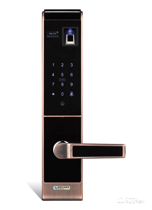 多麥克斯智能鎖 萬能互換指紋密碼鎖 直板電子智能門鎖