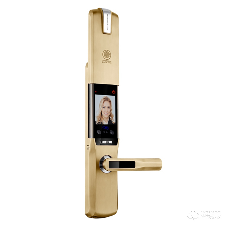 璐興智能鎖 L3008滑蓋人臉識(shí)別指紋密碼鎖