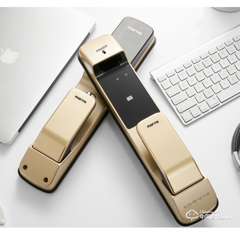 曼亞智能鎖 智能指紋鎖密碼鎖防盜門家用全自動指紋鎖P8