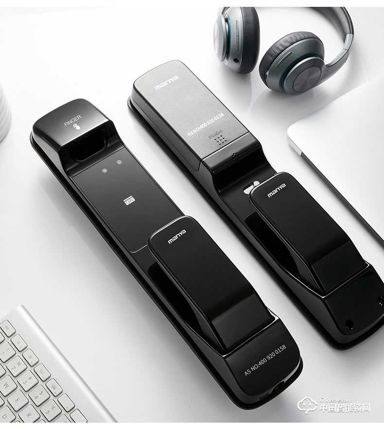 曼亞智能鎖 智能指紋鎖密碼鎖防盜門家用全自動指紋鎖P8