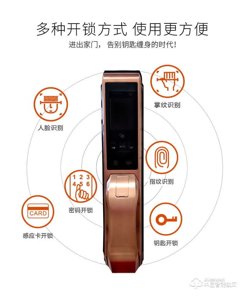 安爾發(fā)智能鎖 家用指紋鎖密碼鎖刷卡鎖A700