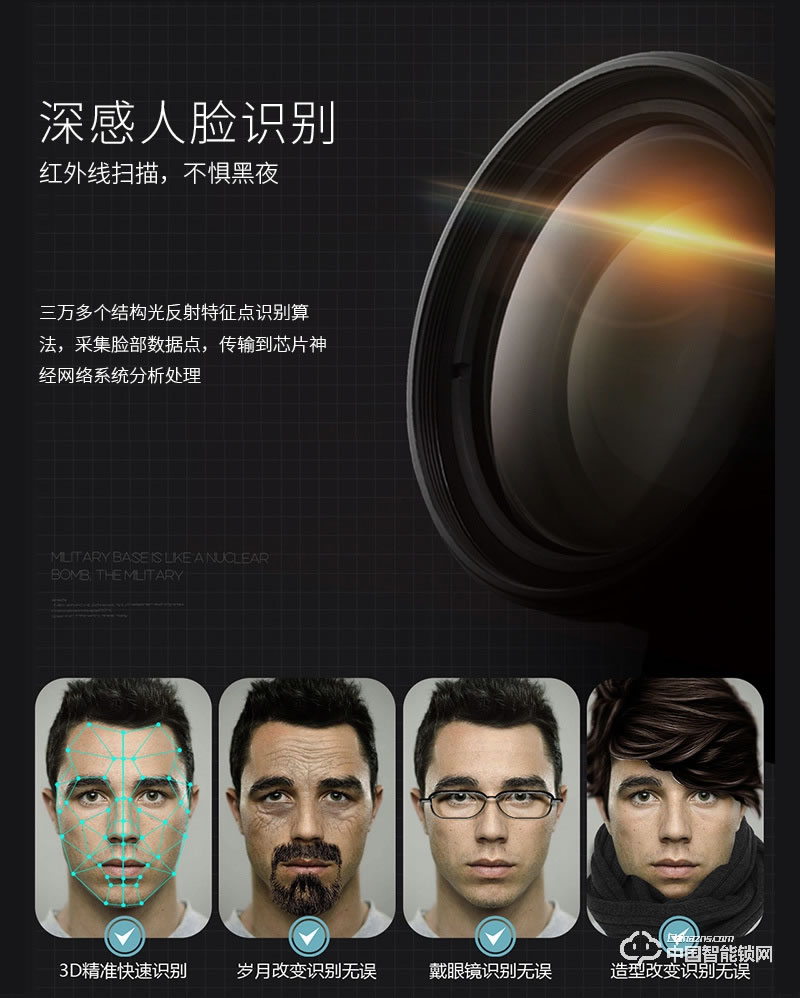 安爾發(fā)智能鎖 家用指紋鎖密碼鎖刷卡鎖A700