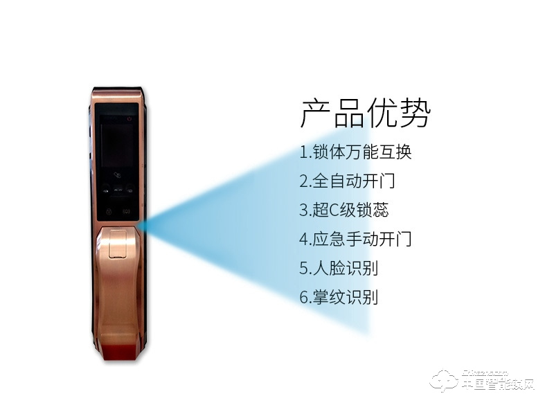 安爾發(fā)智能鎖 家用指紋鎖密碼鎖刷卡鎖A700