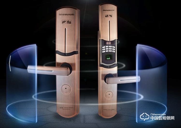 德帝諾智能鎖 6606DOLED液晶屏智能指紋鎖