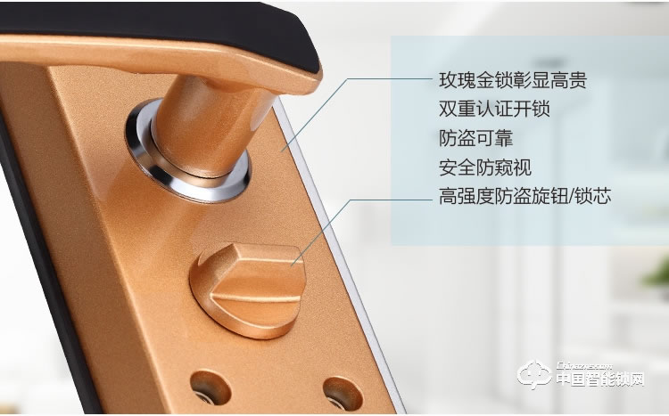 阿波羅智能鎖 防盜門智能指紋鎖 直板電子密碼鎖