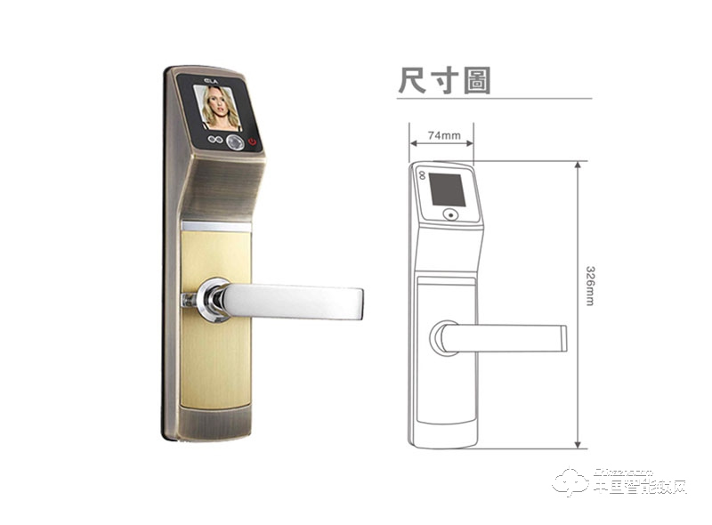 茵朗智能鎖 人臉識(shí)別智能鎖EF08