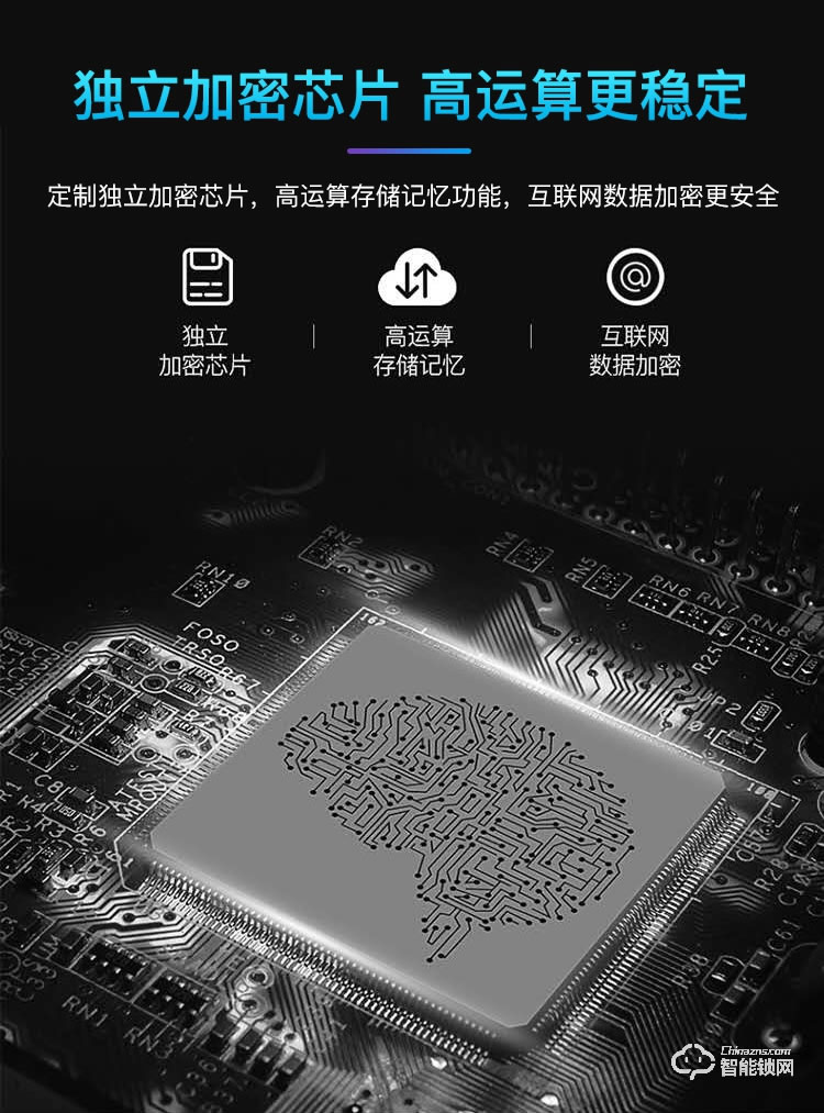 威爾漢森智能鎖 防盜門指紋鎖密碼鎖刷卡鎖V8
