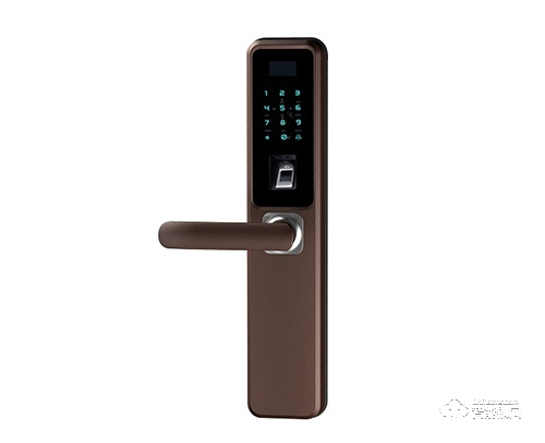 曼迪尼智能鎖 鈦合金直板指紋鎖密碼鎖刷卡鎖