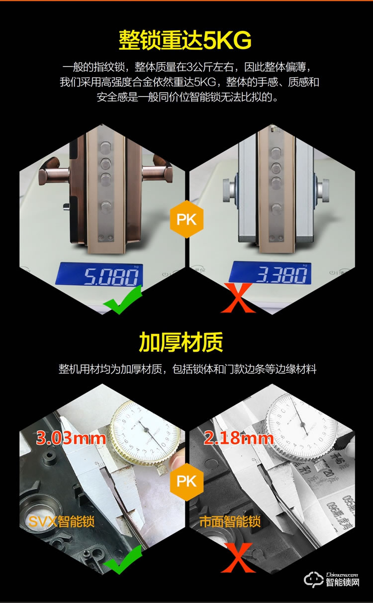 安諾斯智能鎖 智能鎖指紋密碼門(mén)鎖ANS600