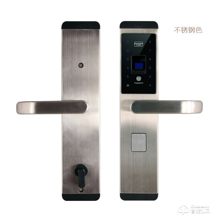 安諾斯智能鎖 指紋密碼刷卡鑰匙門鎖ANS6603