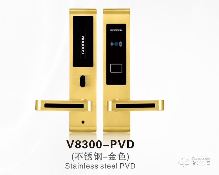 高盾智能鎖 V8300智能感應電子鎖 美標五舌鎖體