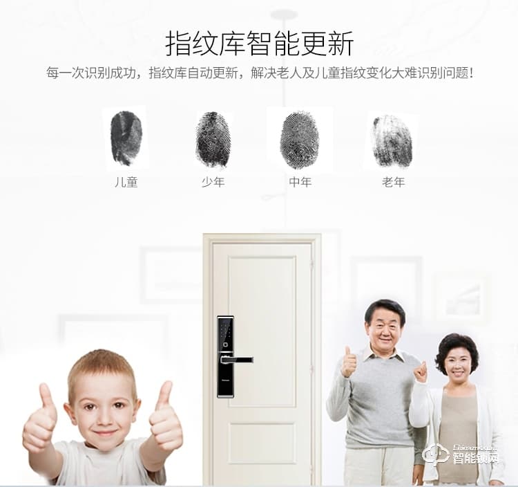 威士迪智能鎖 家用防盜門半導體密碼鎖