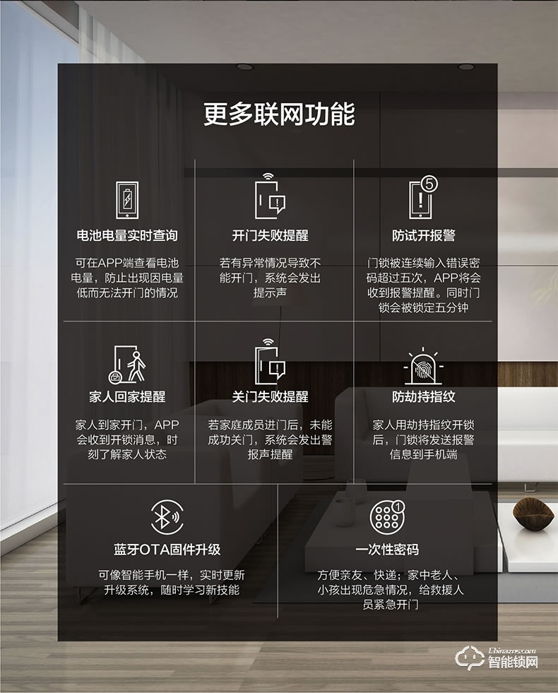 美的指紋鎖 家用密碼鎖app遠(yuǎn)程管理鎖