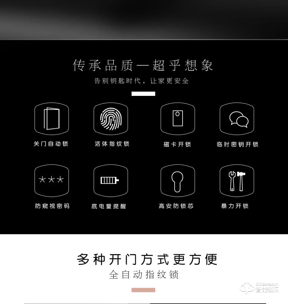 維迪智能鎖 全自動(dòng)高端家用指紋鎖