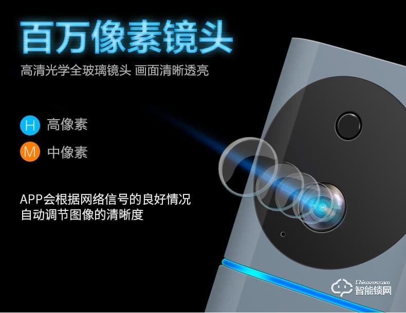 酷豐指紋鎖 無線wifi可視對(duì)講門鎖