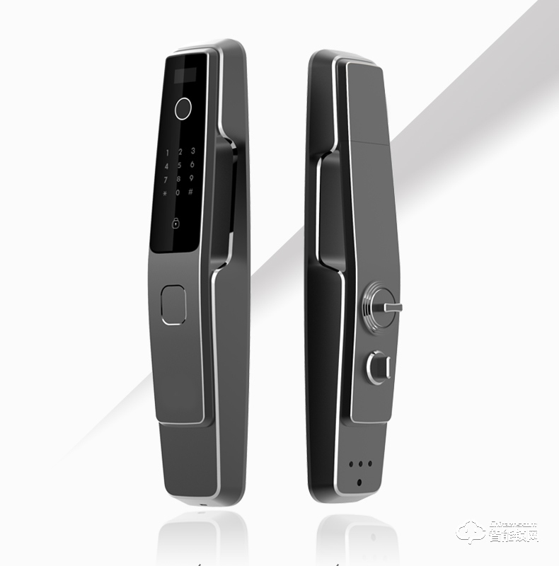 國民安全智能鎖 V7虛位密碼鎖家用指紋鎖