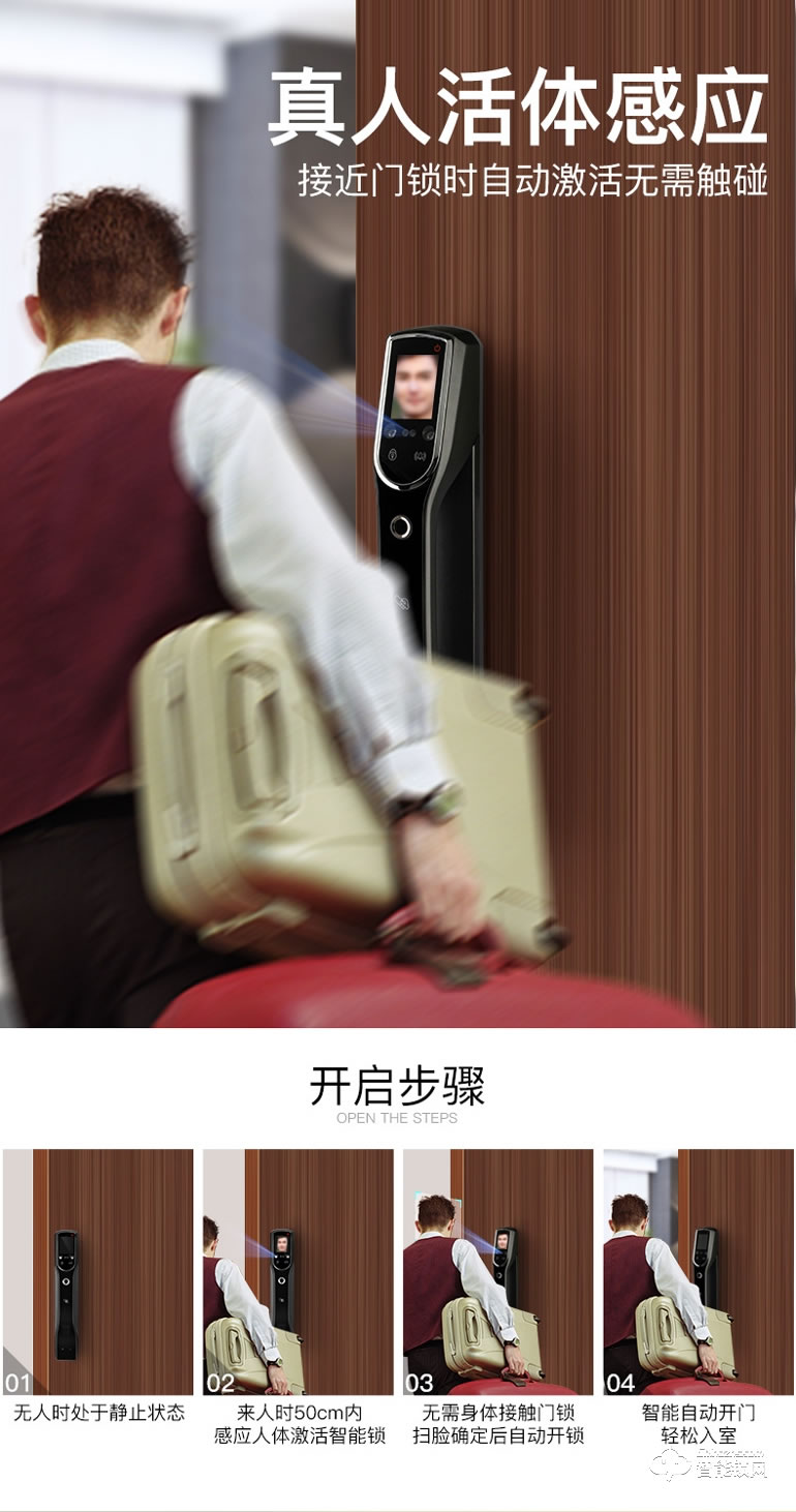 Point Lock智能鎖 全自動(dòng)智能鎖人臉識別鎖