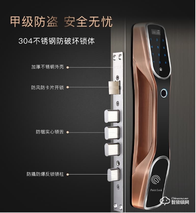 Point Lock智能鎖 公寓刷卡鎖酒店APP全自動智能鎖