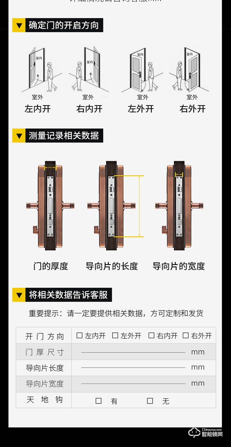 居頂指紋鎖 遠程APP密碼鎖酒店公寓智能鎖