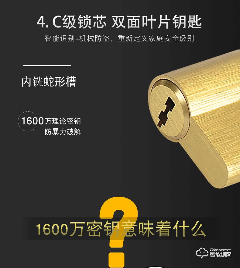 騰飛指紋鎖 全自動人臉識別鎖家用防盜門鎖