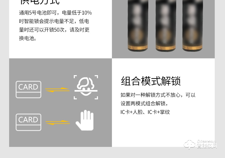 安久和智能鎖 人臉識別鎖家用防盜門掌紋識別鎖