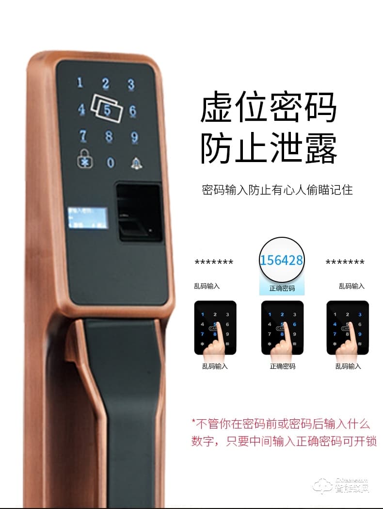 安久和智能鎖 全自動感應鎖半導體指紋鎖