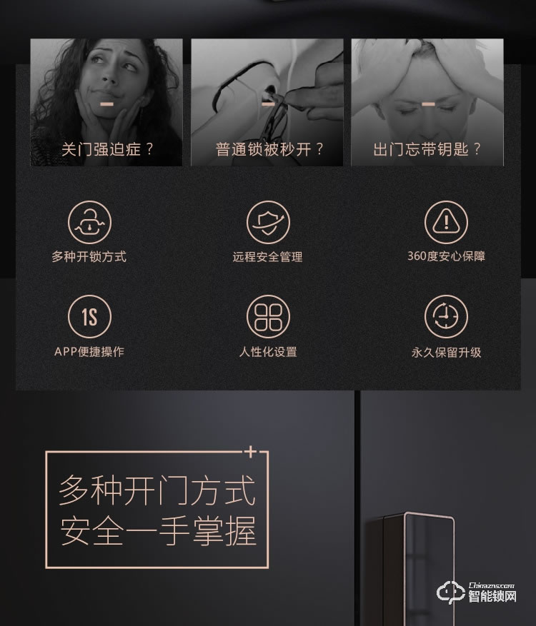 火河智能鎖 互聯網APP開鎖智能鎖